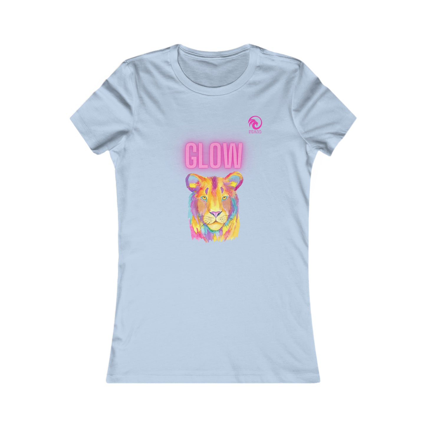 Women's Favorite Tee Lion Glow