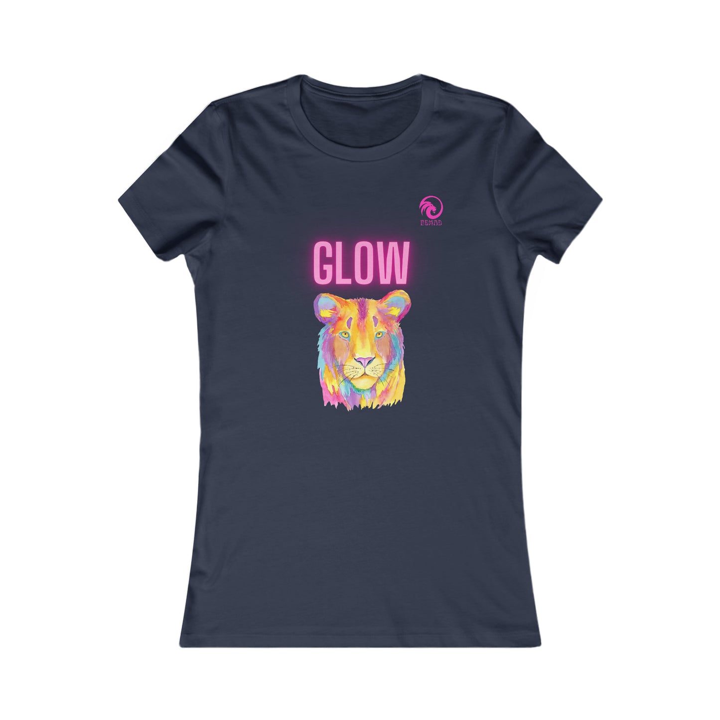 Women's Favorite Tee Lion Glow