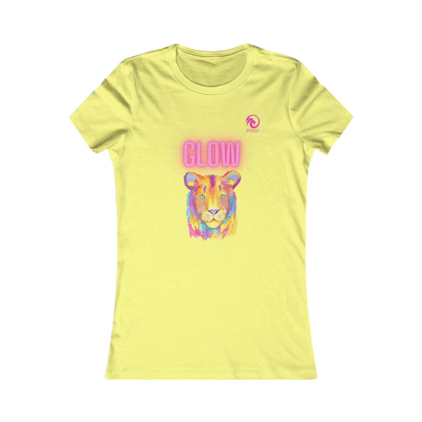 Women's Favorite Tee Lion Glow