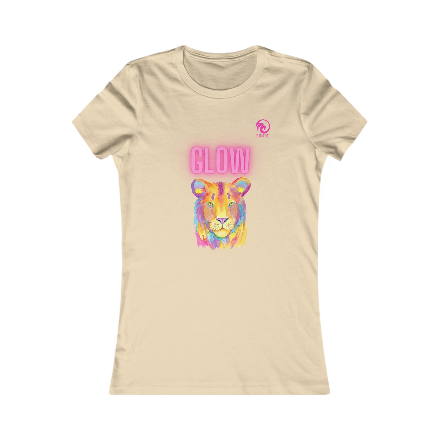 Women's Favorite Tee Lion Glow