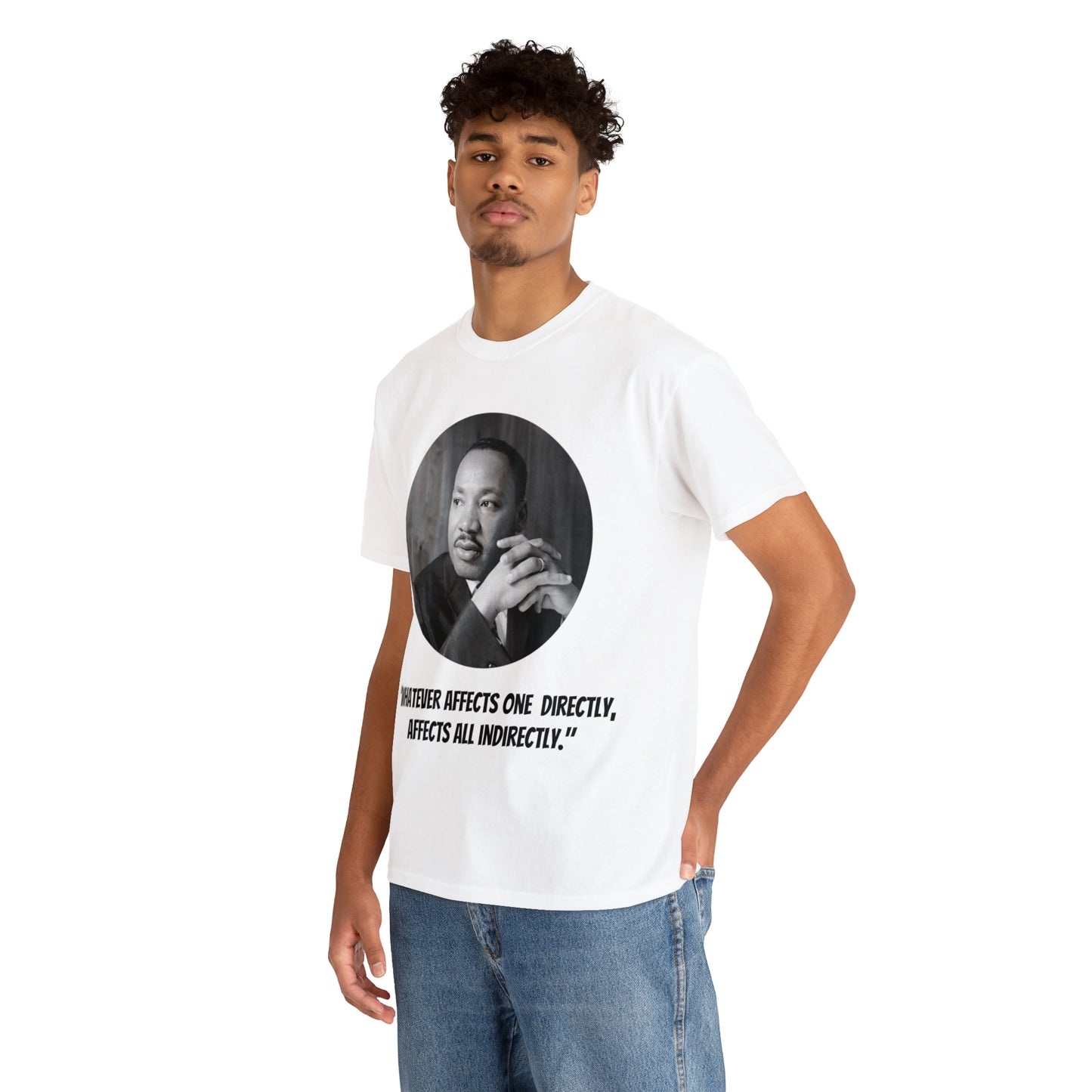 Unisex Heavy Cotton Tee, Martin Luther King Quote, TM1MLKQCIR