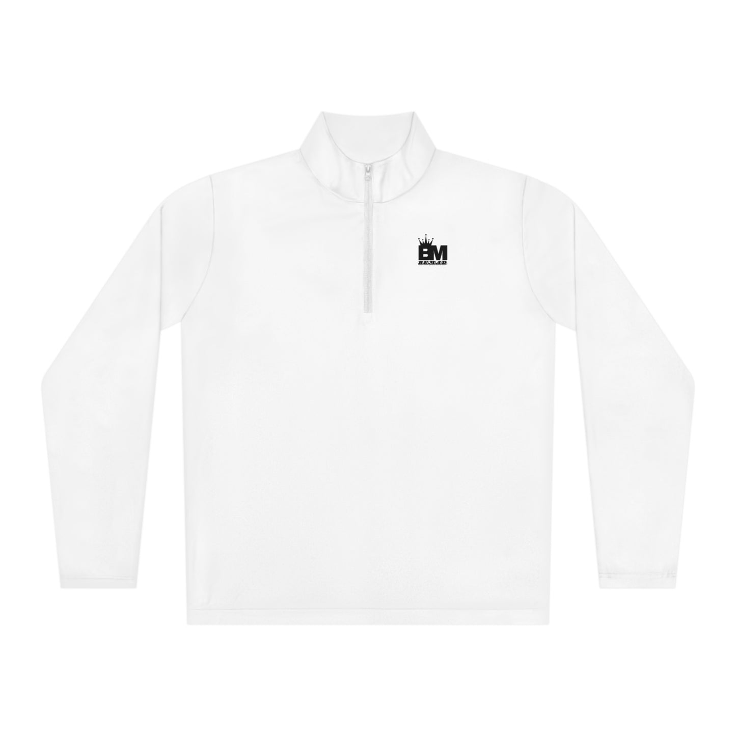 Mens Quarter-Zip Pullover BEMAD Logo