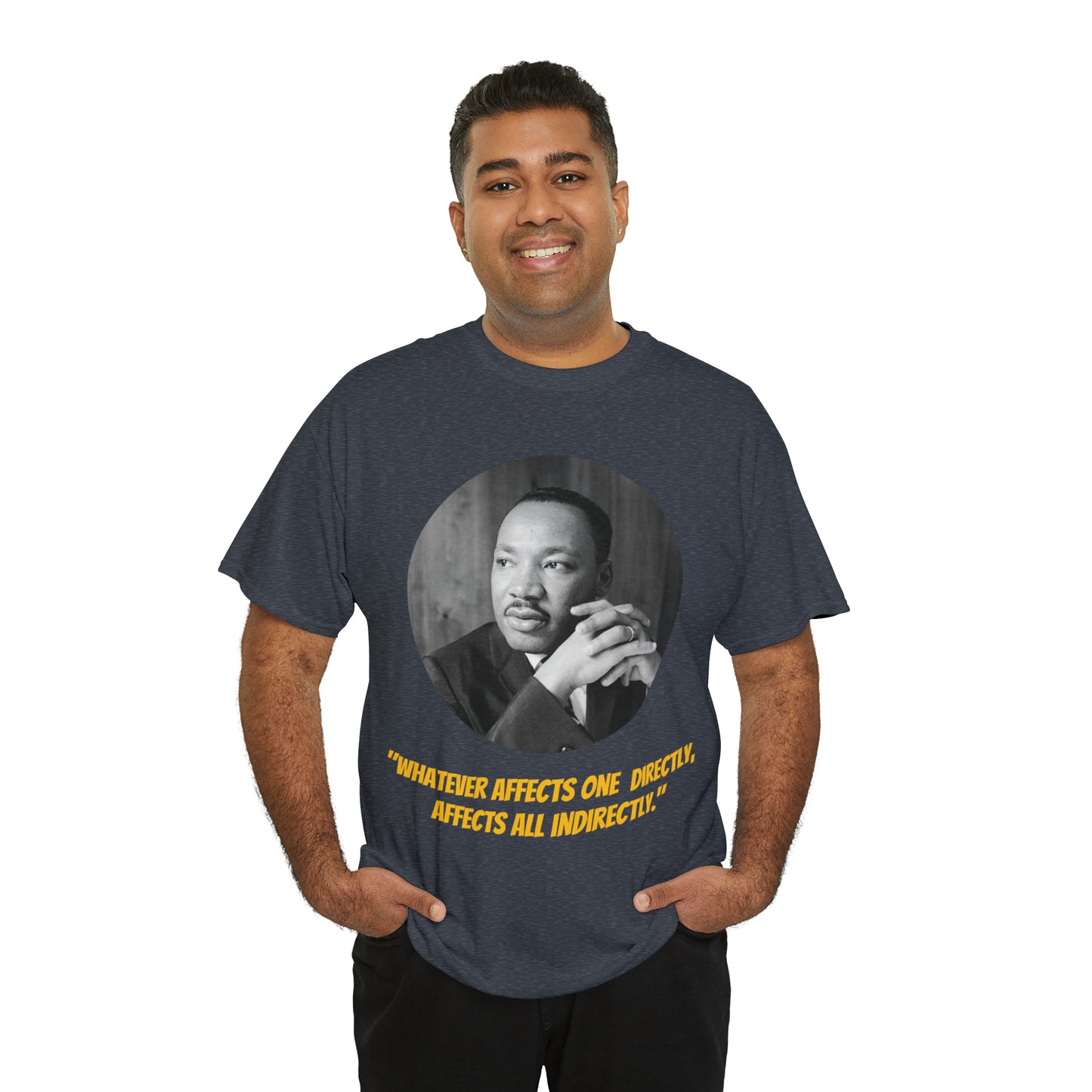 Unisex Heavy Cotton Tee, Martin Luther King Quote, TM1MLKQCIR